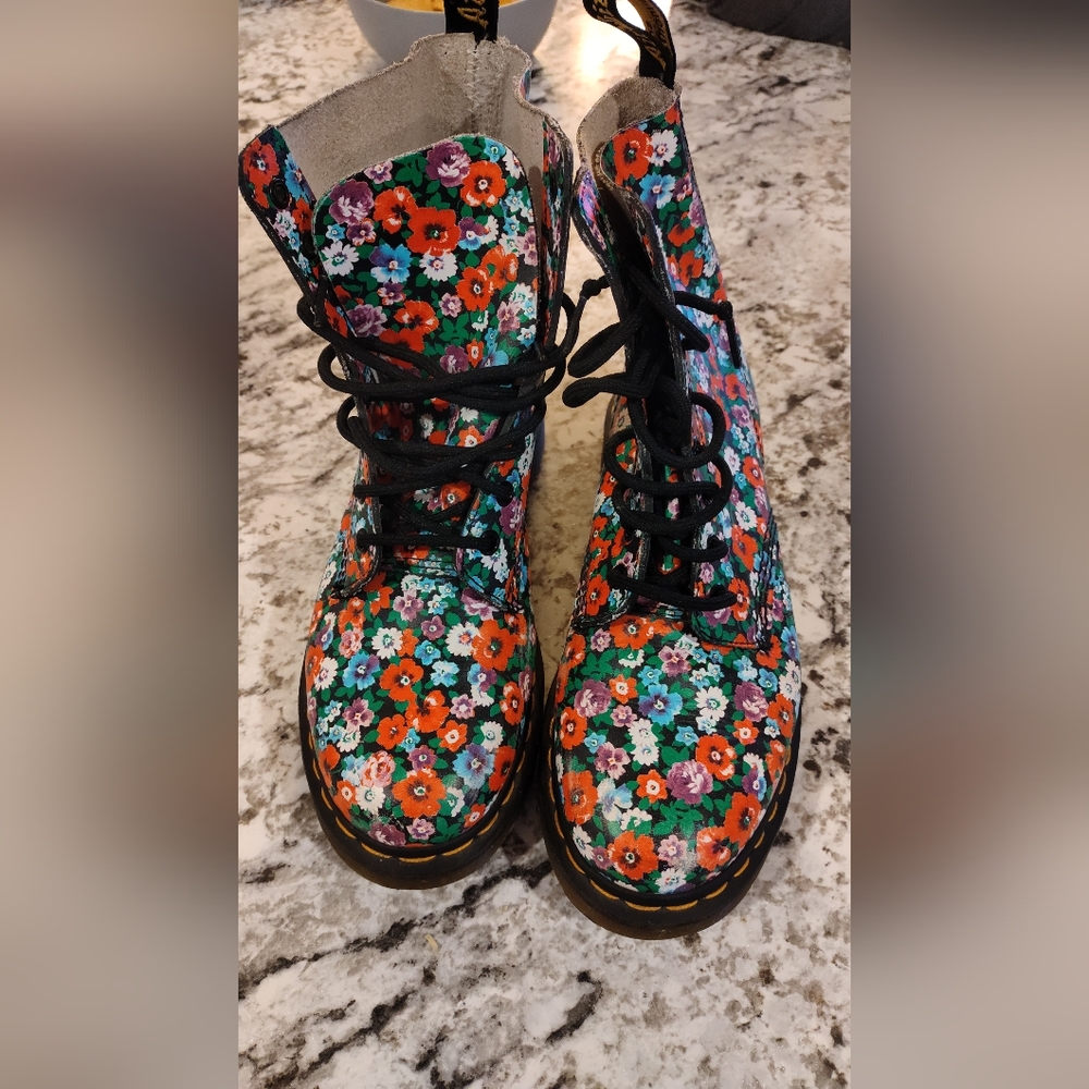 Floral Dr. Martens